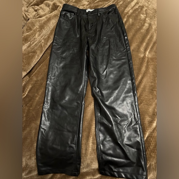Abercrombie & Fitch Pants - Abercrombie & fitch . Vegan leather 90 straight pant